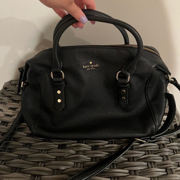 BLACK KATE SPADE BAG - Picture 1 of 2